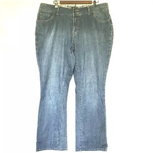 Ana A New Approach Womens Jeans Curvy Bootcut 16W